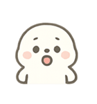 しろあざらしのほっこりきもち（個別スタンプ：5）