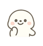 しろあざらしのほっこりきもち（個別スタンプ：8）