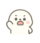 しろあざらしのほっこりきもち（個別スタンプ：22）