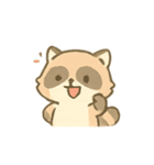 まるいあらいぐまのきもち日記（個別スタンプ：3）