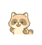 まるいあらいぐまのきもち日記（個別スタンプ：4）