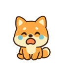しばいぬのこいぬのたのしいきもち（個別スタンプ：7）