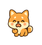 しばいぬのこいぬのたのしいきもち（個別スタンプ：8）