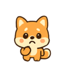 しばいぬのこいぬのたのしいきもち（個別スタンプ：11）