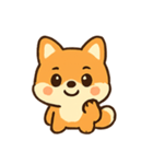 しばいぬのこいぬのたのしいきもち（個別スタンプ：12）