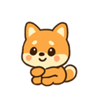しばいぬのこいぬのたのしいきもち（個別スタンプ：14）