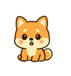 しばいぬのこいぬのたのしいきもち（個別スタンプ：15）
