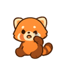 れっさーぱんだのたのしいきもち（個別スタンプ：4）
