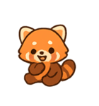 れっさーぱんだのたのしいきもち（個別スタンプ：14）
