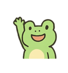 みどりのかえるのたのしいきもち（個別スタンプ：2）