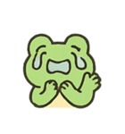 みどりのかえるのたのしいきもち（個別スタンプ：3）