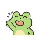 みどりのかえるのたのしいきもち（個別スタンプ：9）