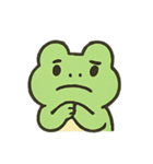 みどりのかえるのたのしいきもち（個別スタンプ：10）