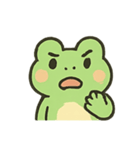 みどりのかえるのたのしいきもち（個別スタンプ：12）