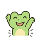 みどりのかえるのたのしいきもち（個別スタンプ：13）