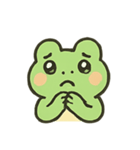 みどりのかえるのたのしいきもち（個別スタンプ：15）