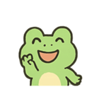 みどりのかえるのたのしいきもち（個別スタンプ：17）