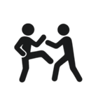 頂上決戦！棒人間武術対決第二弾（個別スタンプ：6）