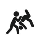 頂上決戦！棒人間武術対決第二弾（個別スタンプ：8）