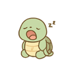 ねむねむカメ のんびりタイム（個別スタンプ：3）