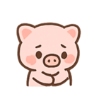 ぴんくのこぶたのたのしいきもち（個別スタンプ：6）