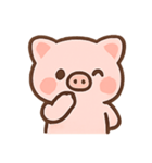 ぴんくのこぶたのたのしいきもち（個別スタンプ：10）