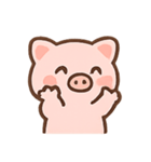 ぴんくのこぶたのたのしいきもち（個別スタンプ：12）