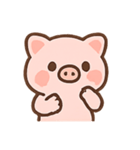 ぴんくのこぶたのたのしいきもち（個別スタンプ：18）