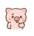ぴんくのこぶたのたのしいきもち（個別スタンプ：19）