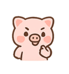 ぴんくのこぶたのたのしいきもち（個別スタンプ：22）