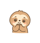 なまけもののほっこりきもち日記（個別スタンプ：3）