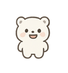 ふわふわホッキョクグマ 気分パレード（個別スタンプ：2）