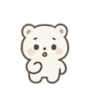 ふわふわホッキョクグマ 気分パレード（個別スタンプ：8）