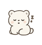 ふわふわホッキョクグマ 気分パレード（個別スタンプ：10）