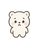 ふわふわホッキョクグマ 気分パレード（個別スタンプ：19）
