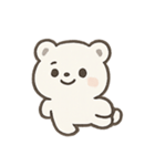ふわふわホッキョクグマ 気分パレード（個別スタンプ：20）