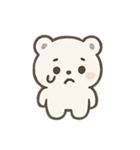 ふわふわホッキョクグマ 気分パレード（個別スタンプ：22）