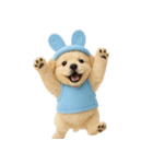 私のとびきりかわいいうさ耳 (NT)（個別スタンプ：4）