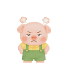 ふっくらほっぺのぽっちゃりブタ (NT)（個別スタンプ：8）