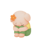 ふっくらほっぺのぽっちゃりブタ (NT)（個別スタンプ：15）