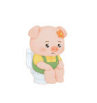 ふっくらほっぺのぽっちゃりブタ (NT)（個別スタンプ：17）