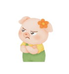ふっくらほっぺのぽっちゃりブタ (NT)（個別スタンプ：26）
