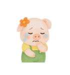 ふっくらほっぺのぽっちゃりブタ (NT)（個別スタンプ：27）