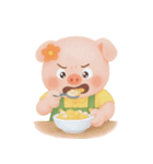 ふっくらほっぺのぽっちゃりブタ (NT)（個別スタンプ：30）