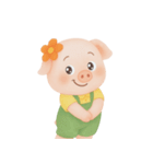 ふっくらほっぺのぽっちゃりブタ (NT)（個別スタンプ：32）