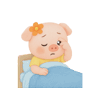 ふっくらほっぺのぽっちゃりブタ (NT)（個別スタンプ：38）