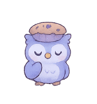 ブルーベリーマフィンふくろう星空ベーカリ（個別スタンプ：3）