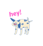 犬の楽しい毎日。the dog enjoy everyday.（個別スタンプ：1）
