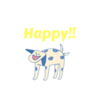 犬の楽しい毎日。the dog enjoy everyday.（個別スタンプ：4）