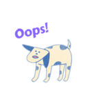 犬の楽しい毎日。the dog enjoy everyday.（個別スタンプ：7）